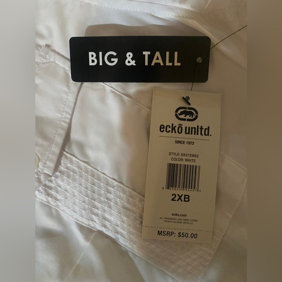 Ecko unltd. White short sleeve button down shirt - Picture 4 of 4